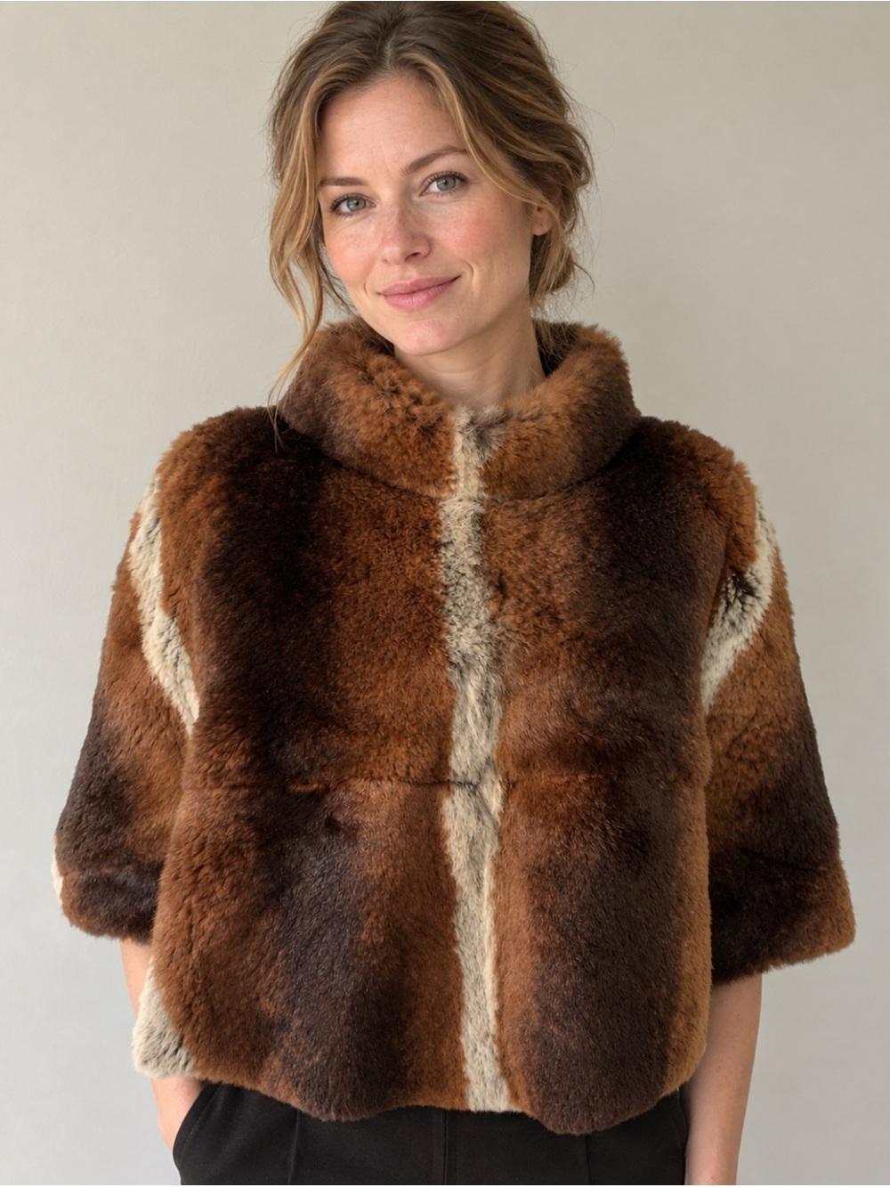 Vintage Chinchilla Fur Cape